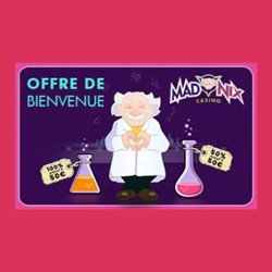 bonus de bienvenue madnix