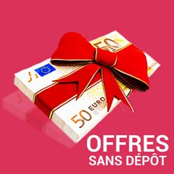 differentes offres sans depot casino